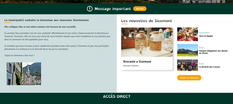 Polices de caractères modifiées sur une page