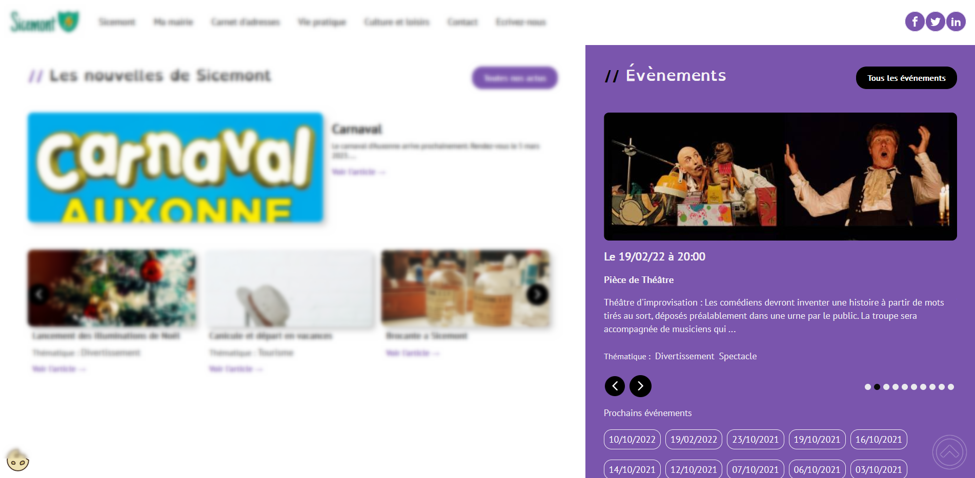 10 evenements Amaryllis